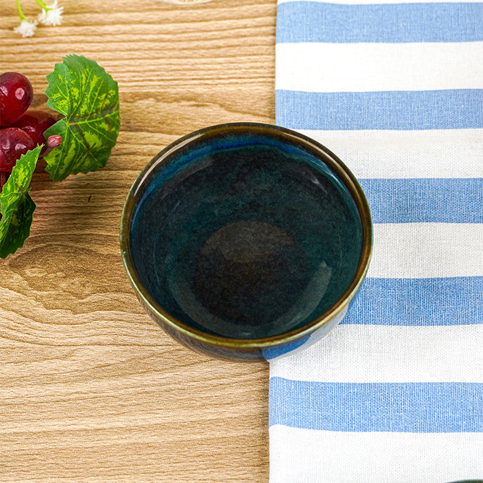 Midnight Blue Ceramic Dinnerware - Set of 20