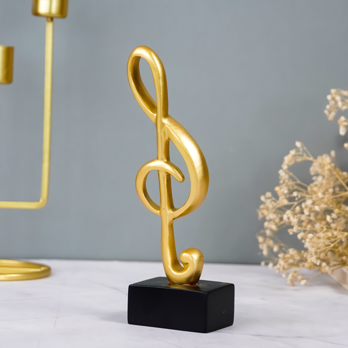 Musical Note Design Clef Sculpture