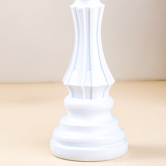 White Queen Chess Piece Sculpture