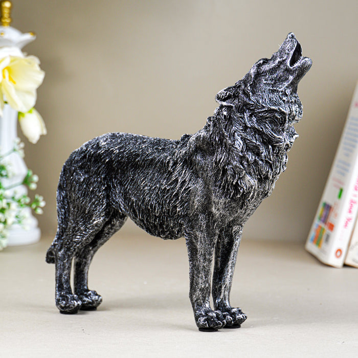 Howling Wolf Figurine