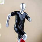 Modern Soccer Player Sculpture