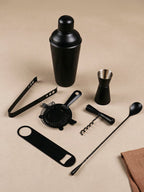 7-Piece Matte Black Bar Tool Set - The Golden Theory