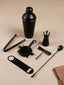 7-Piece Matte Black Bar Tool Set - The Golden Theory