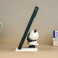 Black and White Panda Phone Holder