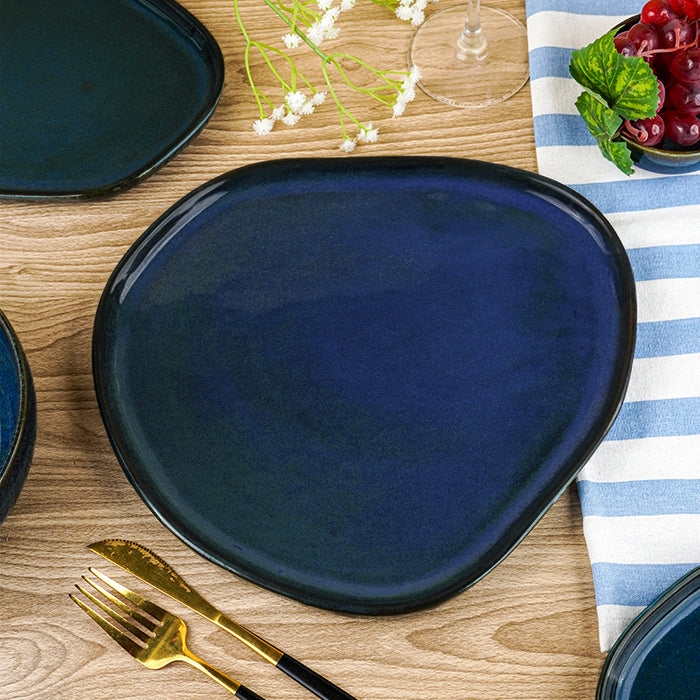 Midnight Blue Ceramic Dinnerware - Set of 20