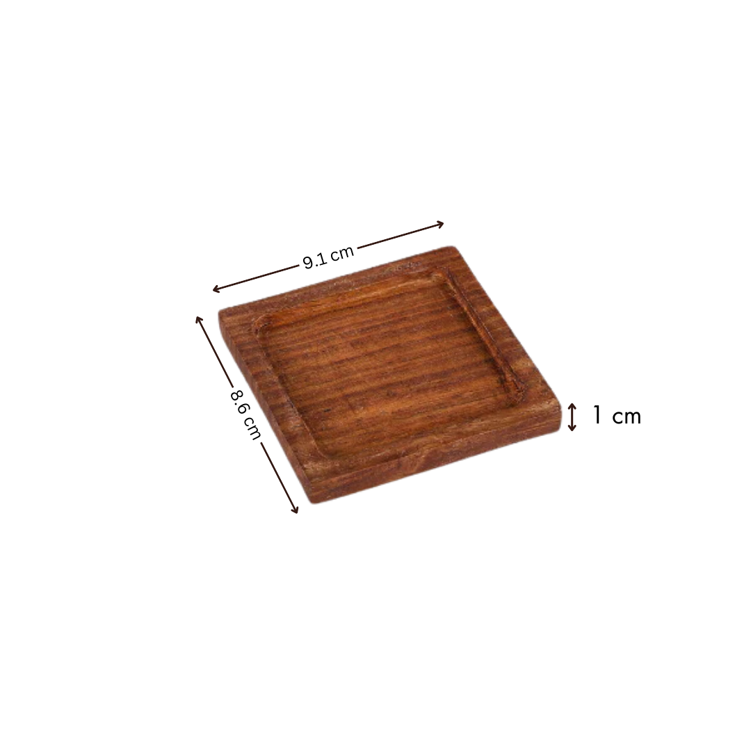 Wooden Square Cup Coaster