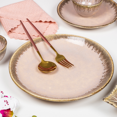 Pink Color Dinner Set - Set of 26