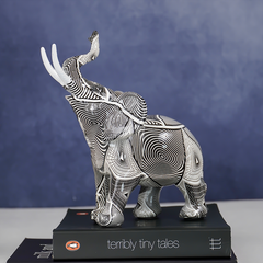 Monochrome Elephant Figurine