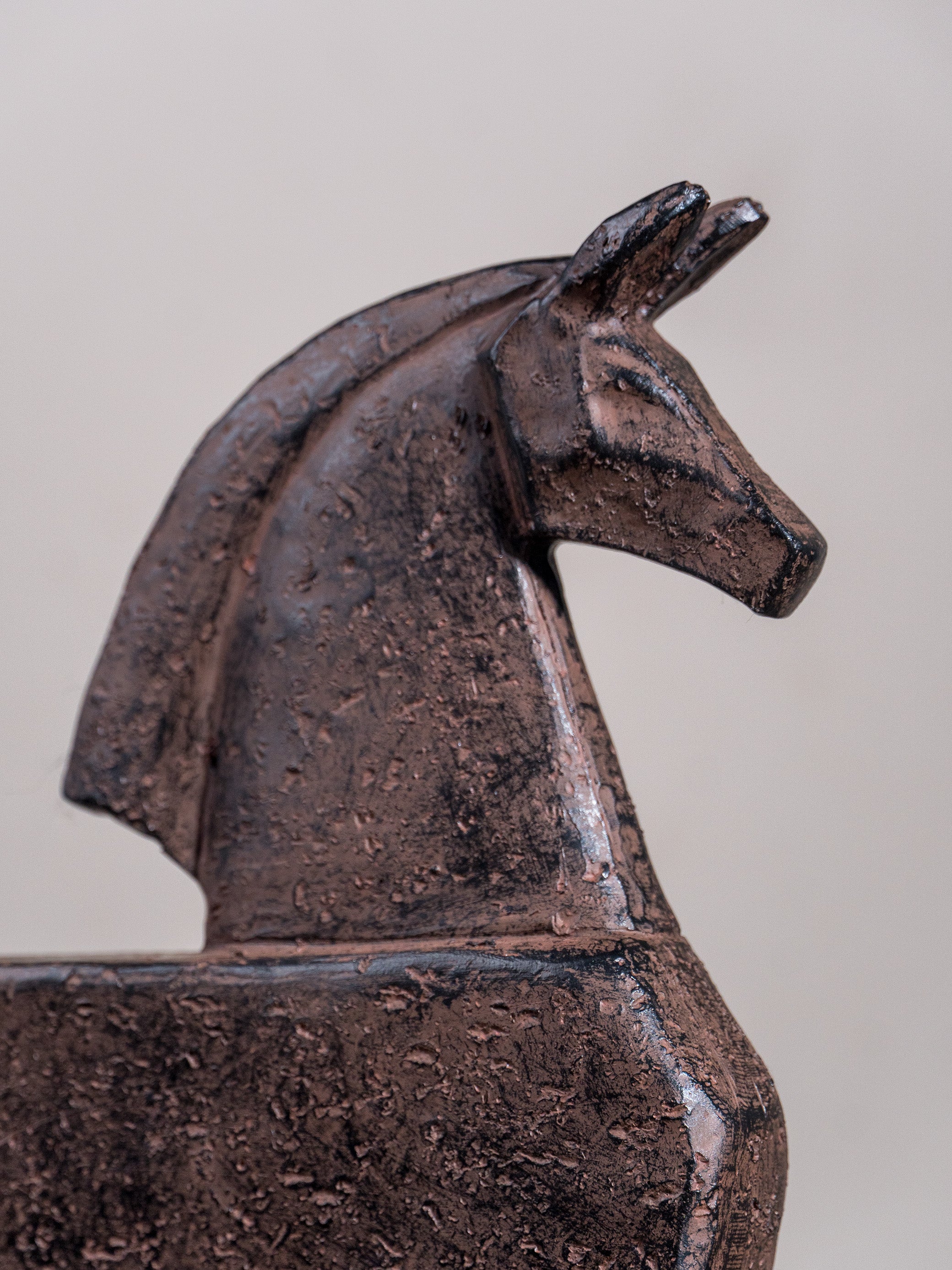 Resin Abstract Horse Sculpture Secondary image