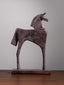 Resin Abstract Horse Sculpture