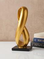 Gold Infinity Loop Sculpture