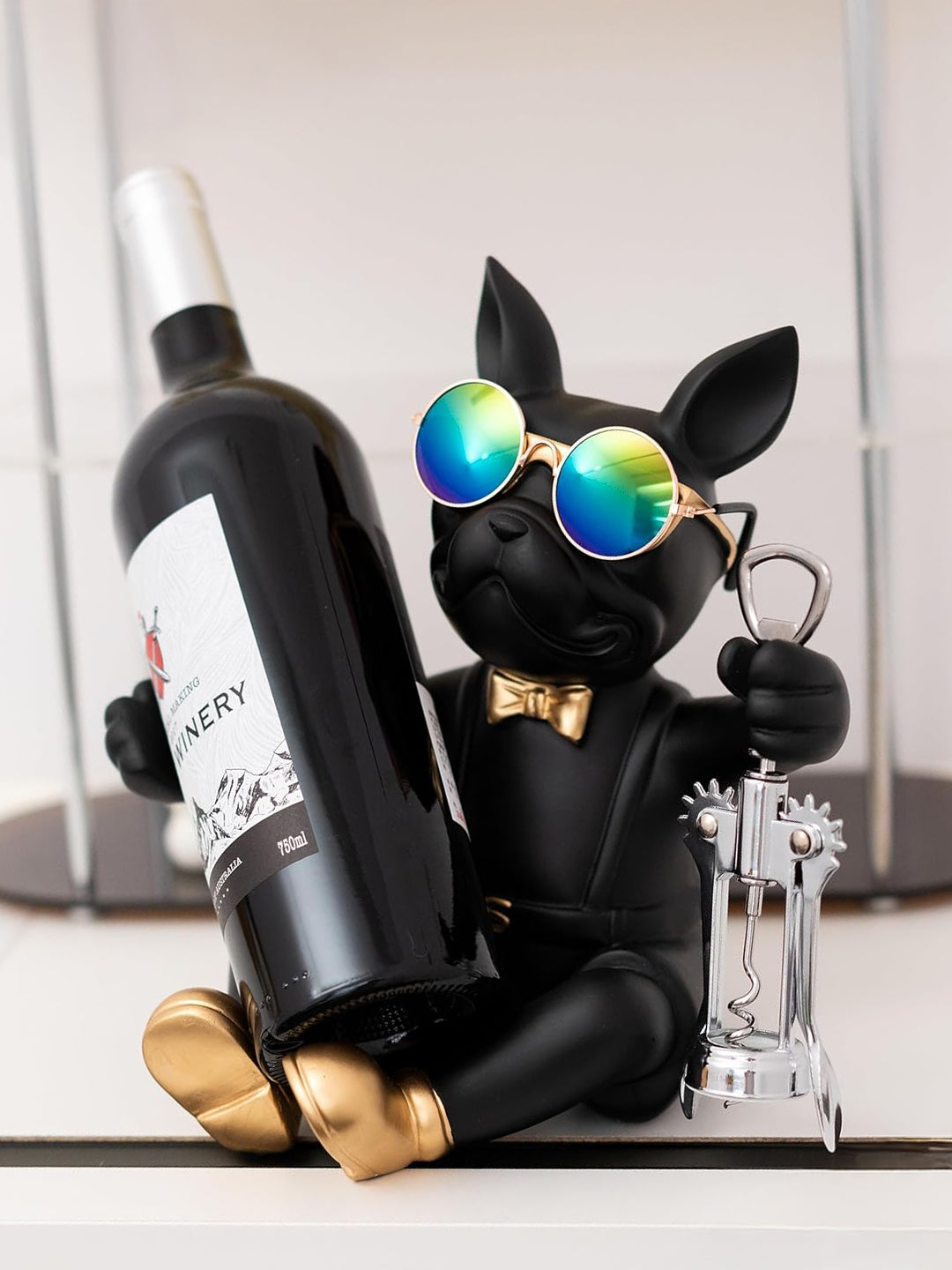 Sitting Dog Bottle Holder with Opener