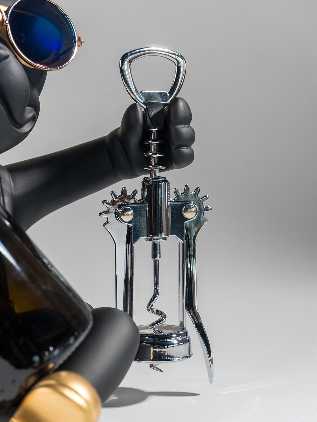 Sitting Dog Bottle Holder with Opener