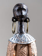 Elongated Tribal Figure Sculpture Set