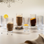 Premium Textured Drinking Glasses – Set of 6