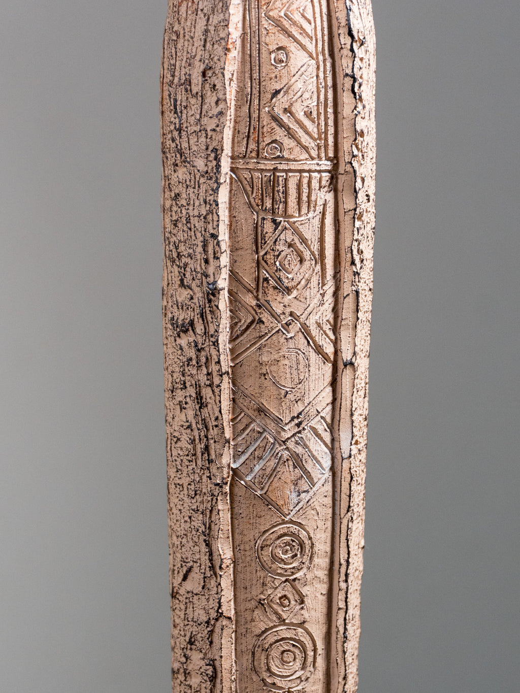 Elongated Tribal Figure Sculpture Set