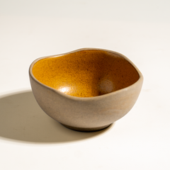 Rustic Brown Irregular Ceramic Dinnerware Set of 25