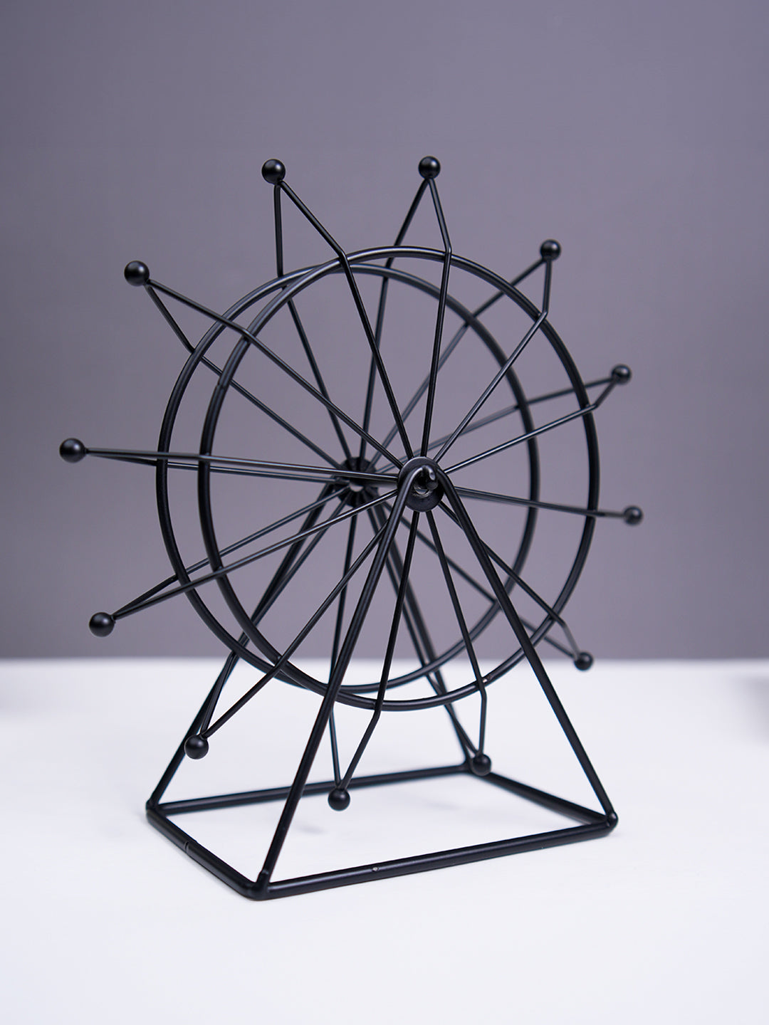 Black Metal Ferris Wheel Decorative Accent Main image