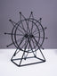 Black Metal Ferris Wheel Decorative Accent