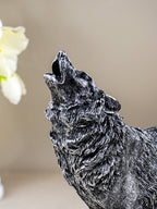 Howling Wolf Figurine
