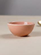 Soft Pink Ceramic Dipping Bowls