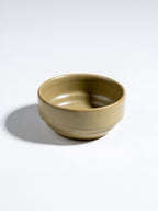 Modern Rustic Olive Green Ceramic Dinner Set of 25