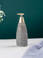 Modern Black & Gold Ceramic Soap Dispenser