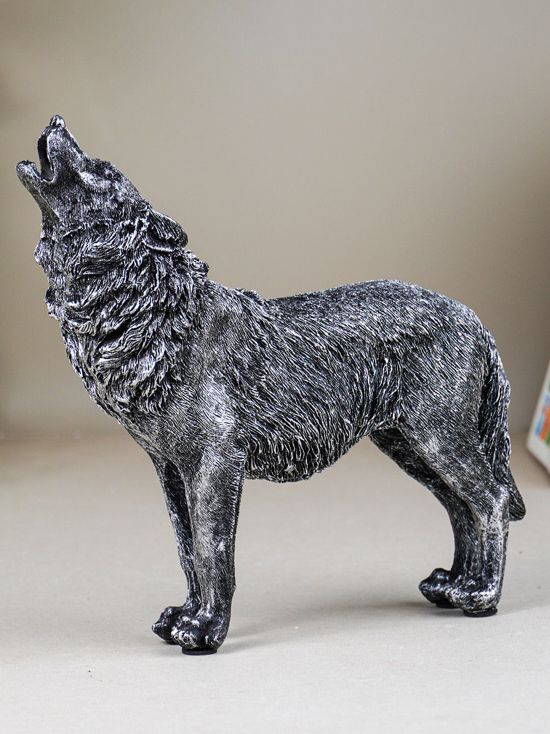 Howling Wolf Figurine
