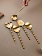 Premium Gold Serving Utensil Set of 5