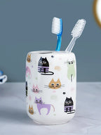 Cat Bathroom Set Kids Themed Bath Accessories