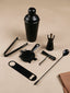 7-Piece Matte Black Bar Tool Set