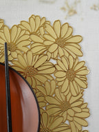 Metallic Gold Large Tablemats | Set of 2,6