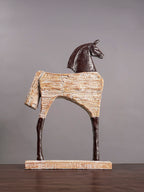 Rustic Horsewood Showpiece