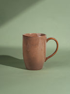 Brown Speckled Ceramic Mug with Tall Design
