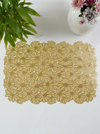 Metallic Gold Large Tablemats | Set of 2,6