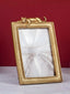 Gold Textured Photo Frame with Leopard Detail