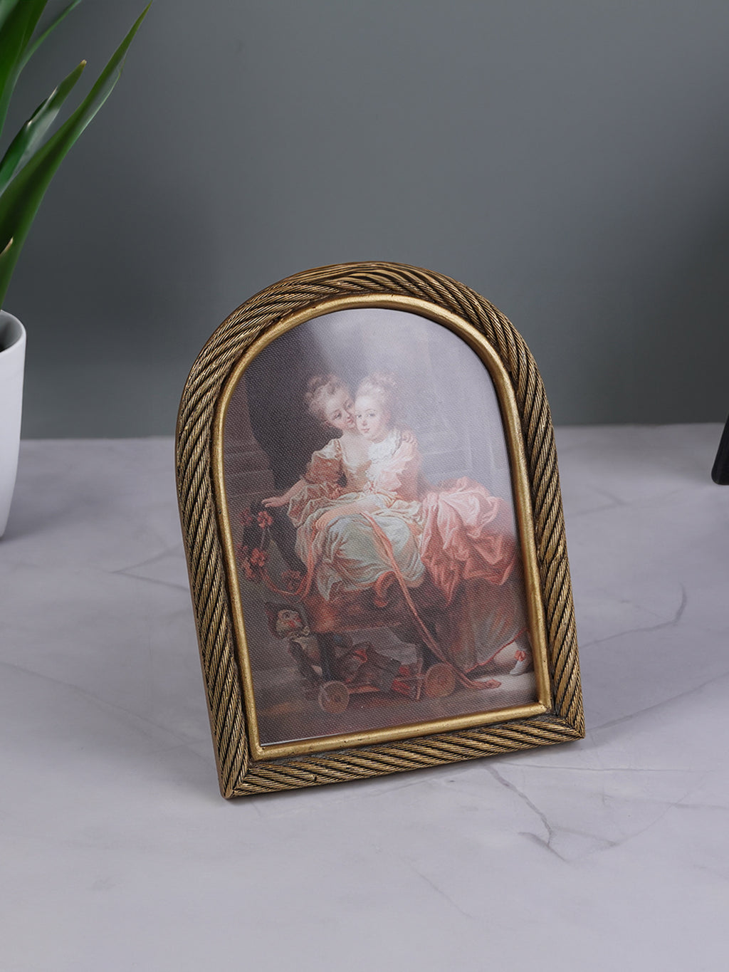Gold Rope Vintage Frame  - Small