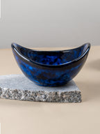 Blue Color Oval-Shaped Kishti Bowl Set | Set of 2