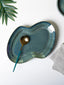Grey Color Zig Zag Shaped Platter