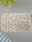 Elegant White & Gold Table Mat - Set of 2 & 6