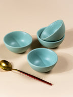 Minimalist Light Aqua Condiment & Pinch Bowls
