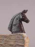 Rustic Horsewood Showpiece