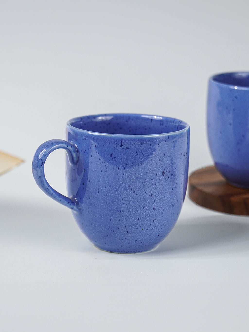 Speckled Blue Ceramic Mug