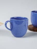 Speckled Blue Ceramic Mug