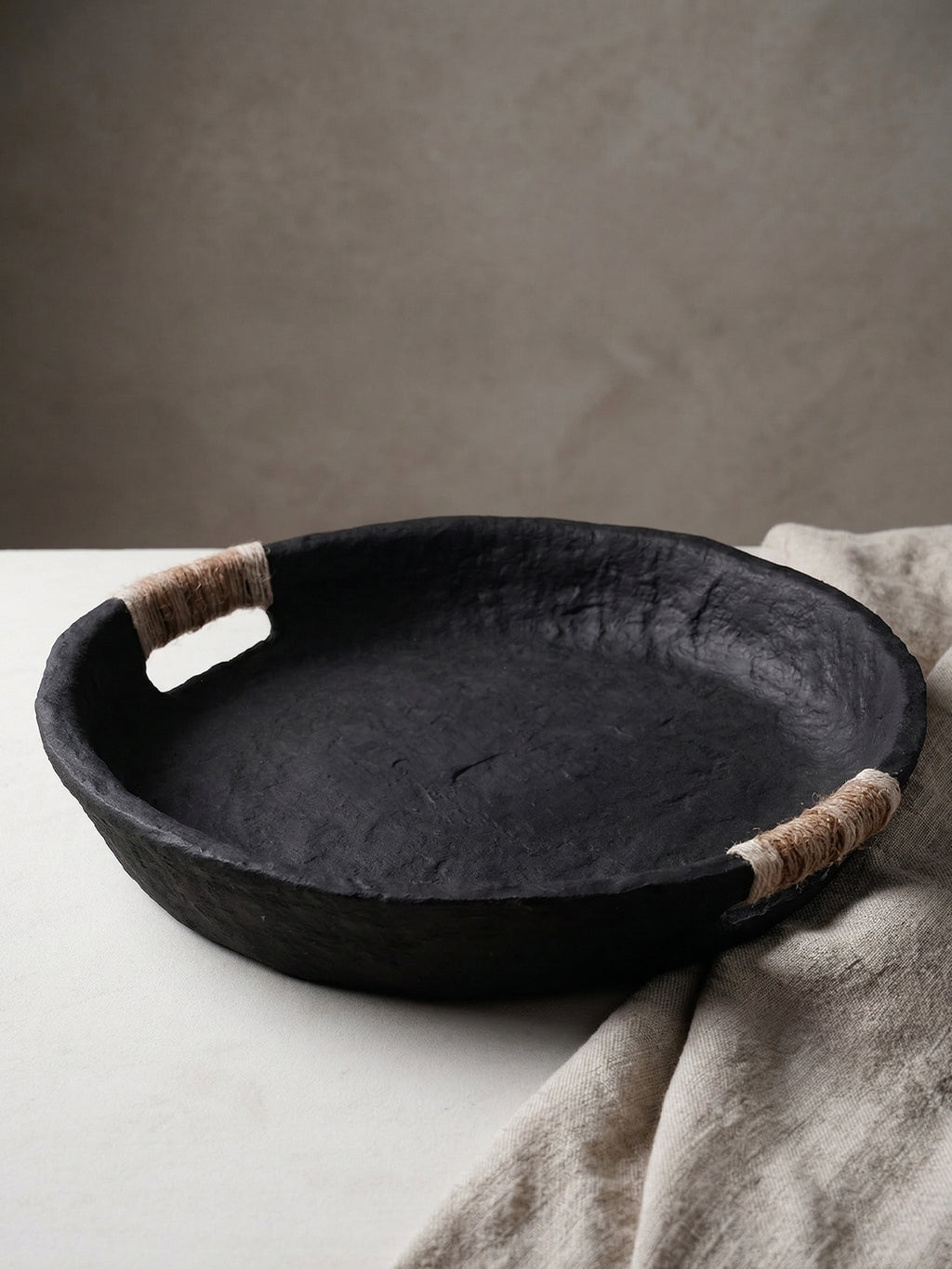 Handcrafted Paper Mache Decorative Tray