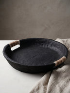 Handcrafted Paper Mache Decorative Tray