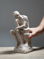 Natural Stone Finish Thinking Man Sculpture