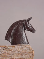 Rustic Horsewood Showpiece