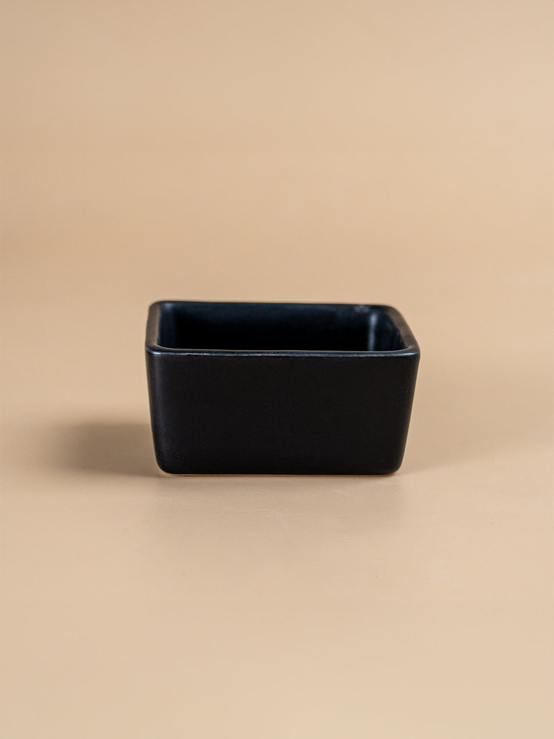 Matte Black Ceramic Dip Bowls Set