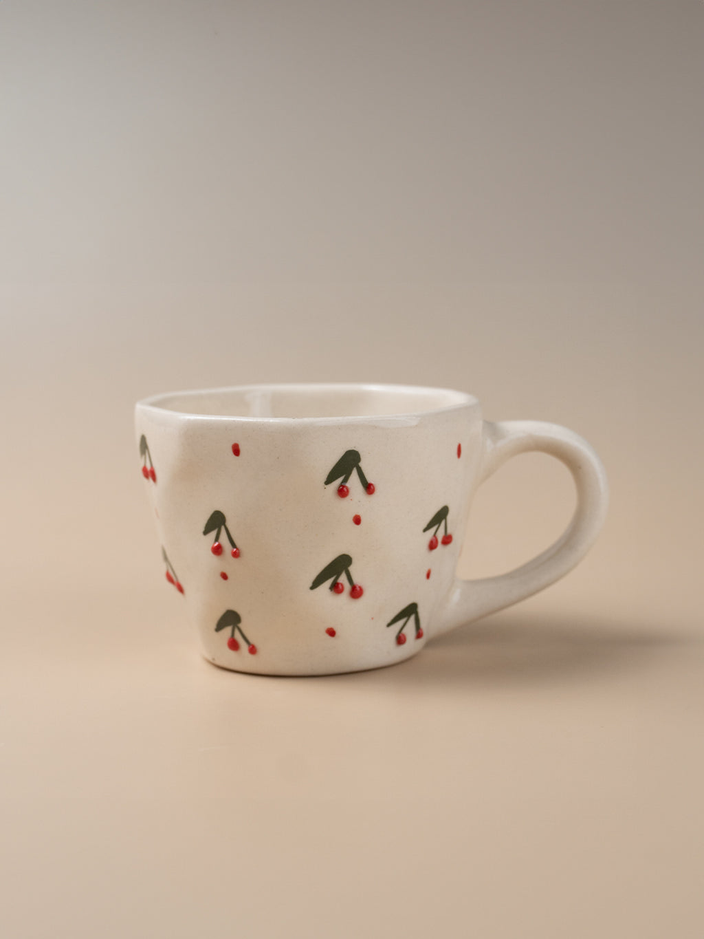 Ceramic Cherry Coffee Mug